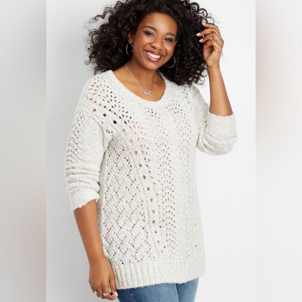 NWT Maurice’s cozy cable knit sweater
